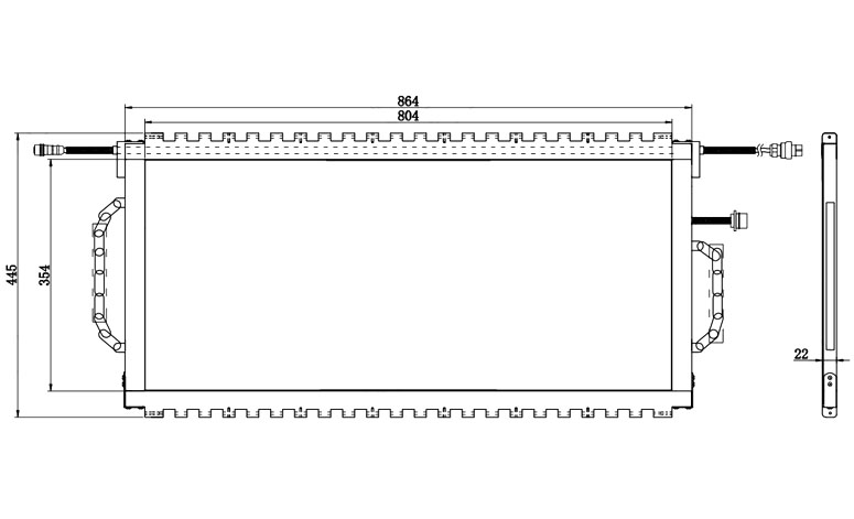 Drawing Dimension Plate BX101-E420