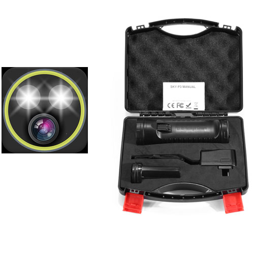 Case F5 Flashlight DVR Wireless WiFi Inspection Camera Case F5 Flashlight DVR Wireless WiFi Inspection Camera