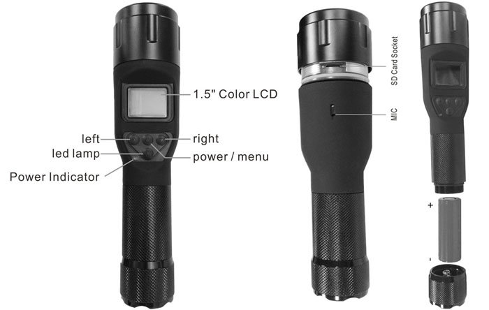 Flashlight F8 Waterproof LED Partial Flashlight F8 Waterproof LED Partial